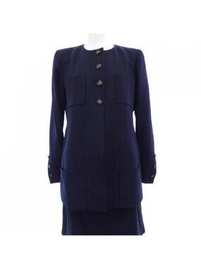 Chanel Vintage Suit Navy